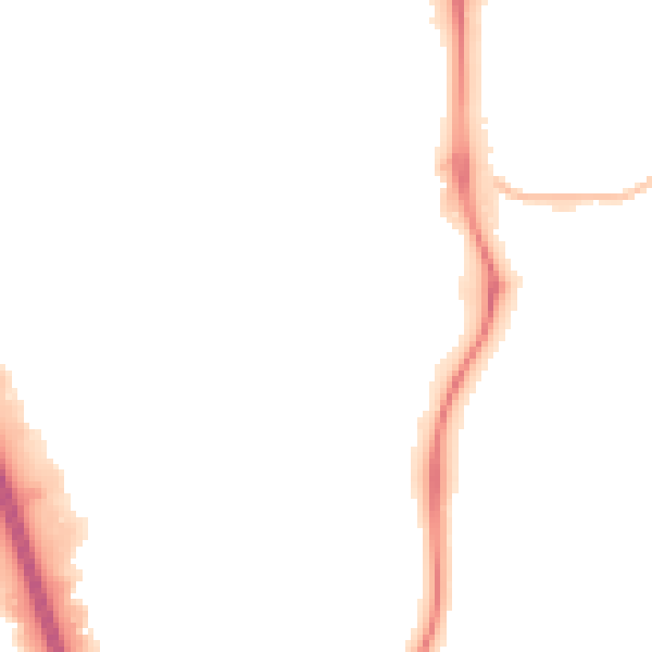 Night-time road noise heatmap for NG2 1LW