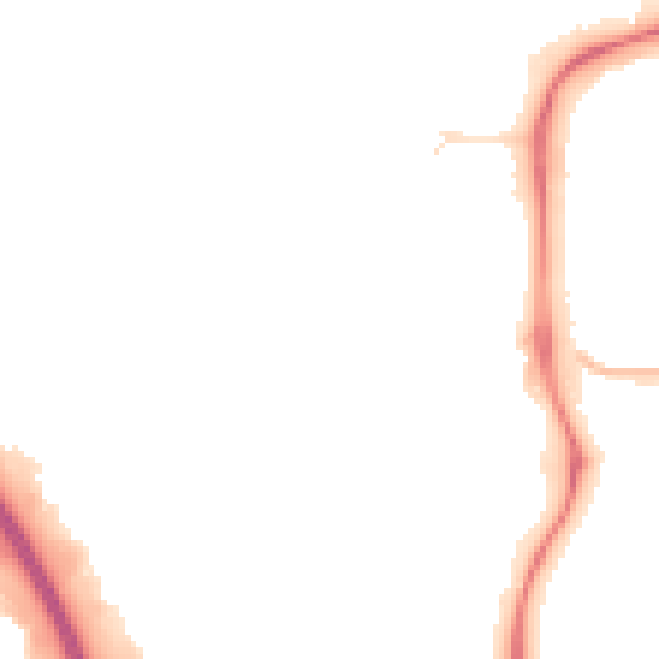 Night-time road noise heatmap for NG2 1NA