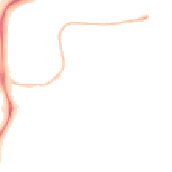 Night-time road noise heatmap for NG2 2JS