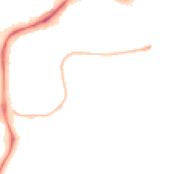 Night-time road noise heatmap for NG2 2ND