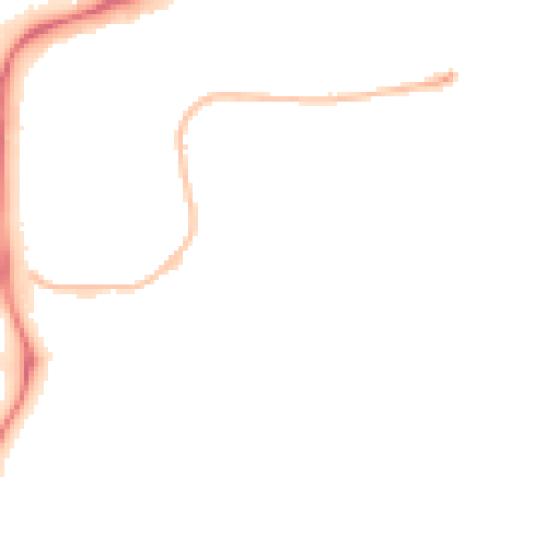 Night-time road noise heatmap for NG2 2NR