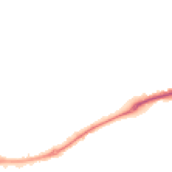 Night-time road noise heatmap for NG2 4AZ
