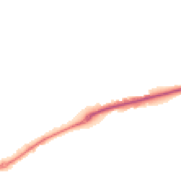Night-time road noise heatmap for NG2 4BD