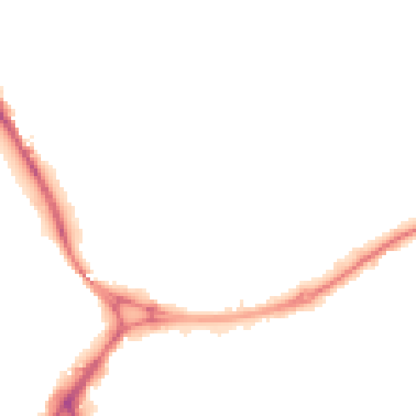 Night-time road noise heatmap for NG2 4BW
