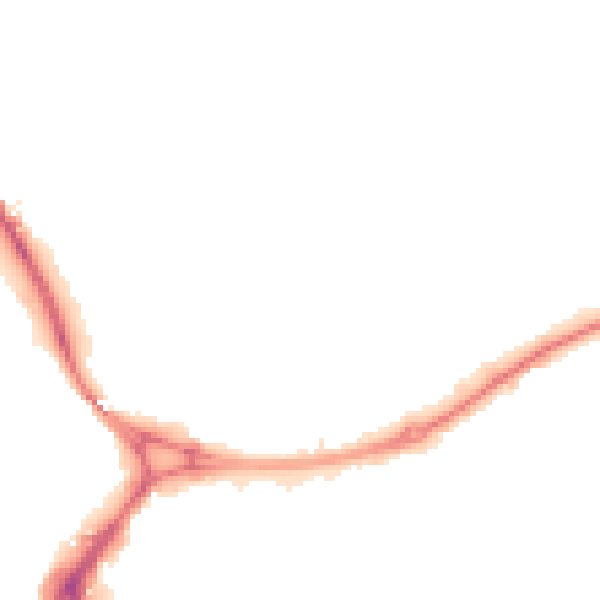 Night-time road noise heatmap for NG2 4BY