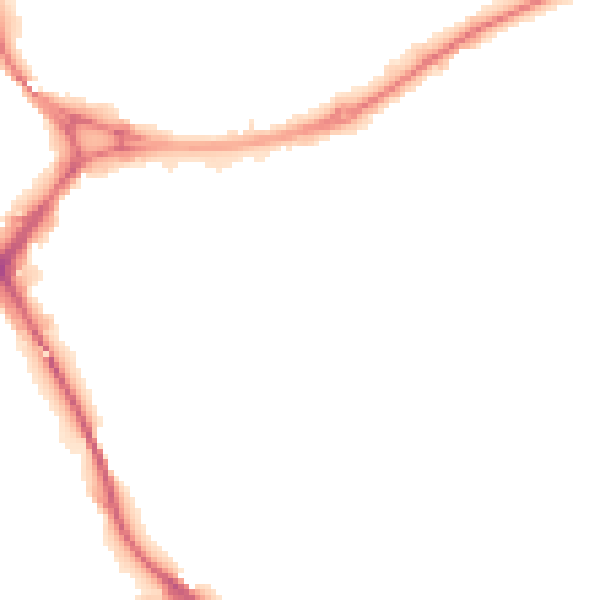 Night-time road noise heatmap for NG2 4DQ