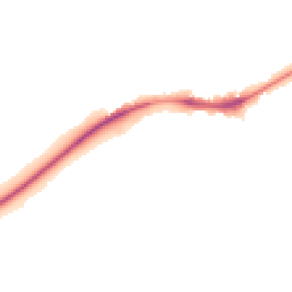 Night-time road noise heatmap for NG2 4DY