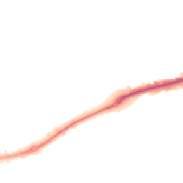 Night-time road noise heatmap for NG2 4EH