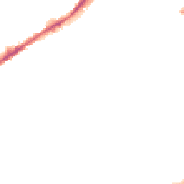Night-time road noise heatmap for NG2 4HW