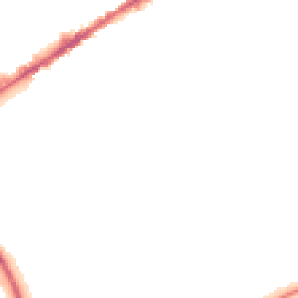 Night-time road noise heatmap for NG2 4ND