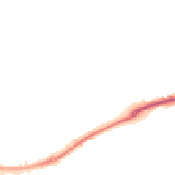 Night-time road noise heatmap for NG2 4NF