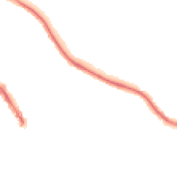 Night-time road noise heatmap for NG2 5HB