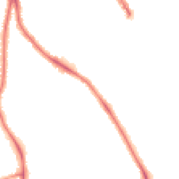 Night-time road noise heatmap for NG2 6EP