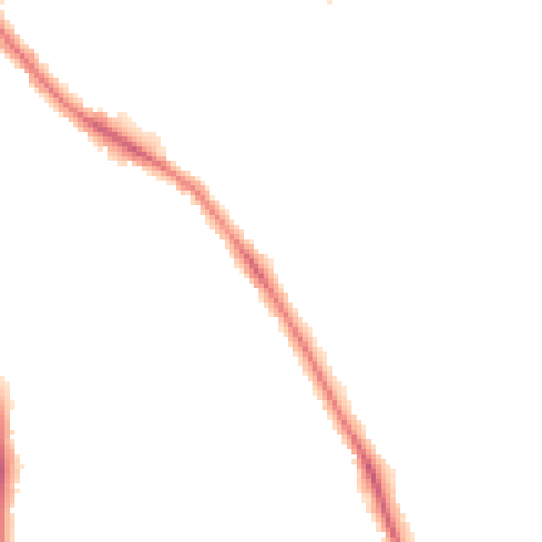 Night-time road noise heatmap for NG2 6ET