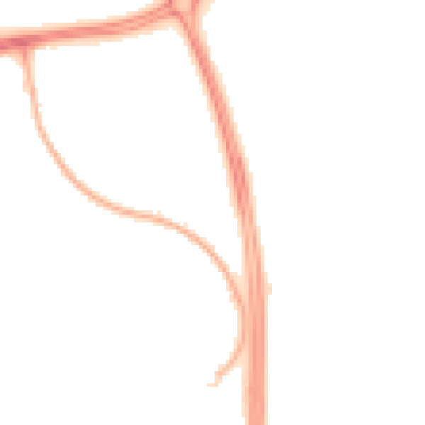 Night-time road noise heatmap for NG2 6PD