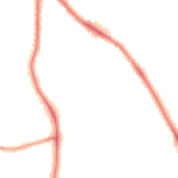 Night-time road noise heatmap for NG2 7AP