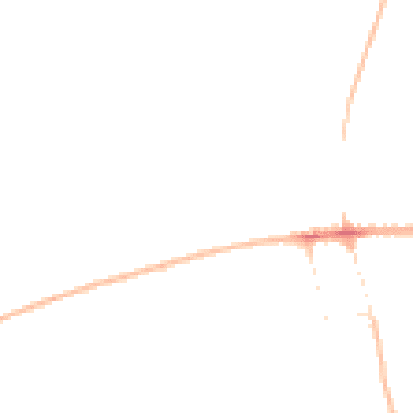 Night-time road noise heatmap for NG21 9LU