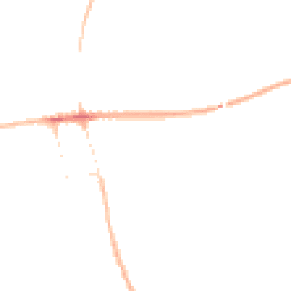 Night-time road noise heatmap for NG21 9RB