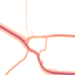 Daytime road noise heatmap for NG22 0AB