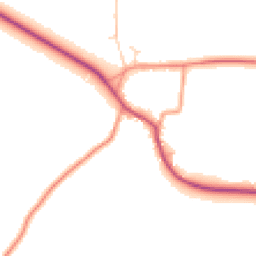 Daytime road noise heatmap for NG22 0AG