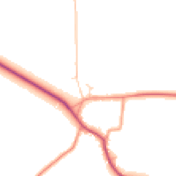 Daytime road noise heatmap for NG22 0BE