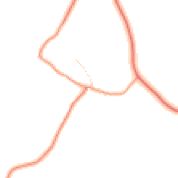 Daytime road noise heatmap for NG22 0BS