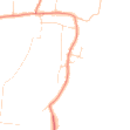 Daytime road noise heatmap for NG22 0DN