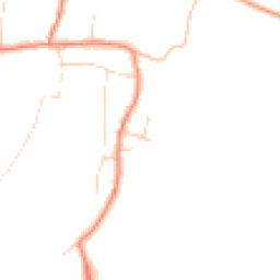 Daytime road noise heatmap for NG22 0DR
