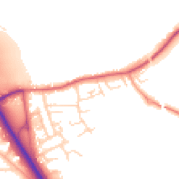 Daytime road noise heatmap for NG22 0DX