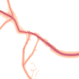 Daytime road noise heatmap for NG22 0EA