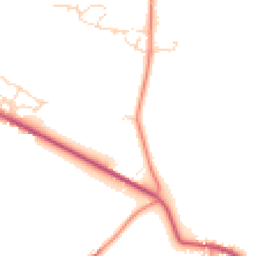 Daytime road noise heatmap for NG22 0EH