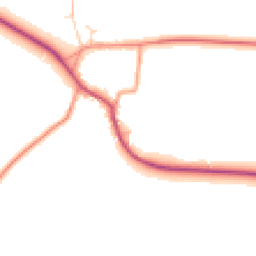 Daytime road noise heatmap for NG22 0FG