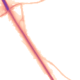 Night-time road noise heatmap for NG22 0FQ