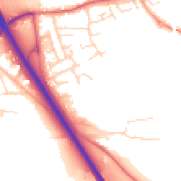 Daytime road noise heatmap for NG22 0FS
