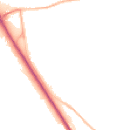 Night-time road noise heatmap for NG22 0FT