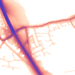 Daytime road noise heatmap for NG22 0HT