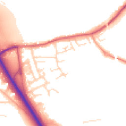 Daytime road noise heatmap for NG22 0JA