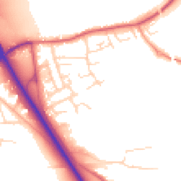 Daytime road noise heatmap for NG22 0JD