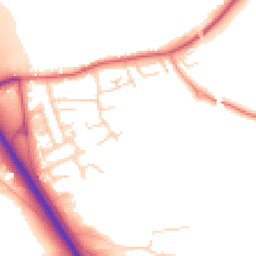 Daytime road noise heatmap for NG22 0JE