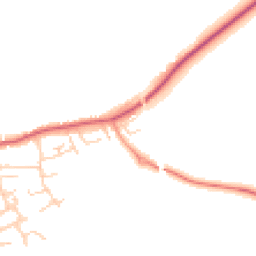 Daytime road noise heatmap for NG22 0JJ