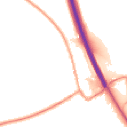Night-time road noise heatmap for NG22 0LQ