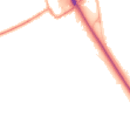 Night-time road noise heatmap for NG22 0LX
