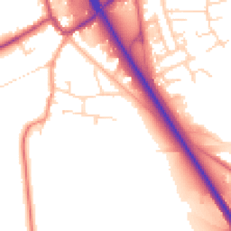 Daytime road noise heatmap for NG22 0NQ