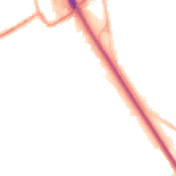 Night-time road noise heatmap for NG22 0NQ