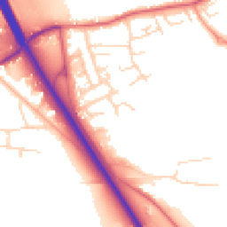 Daytime road noise heatmap for NG22 0QB