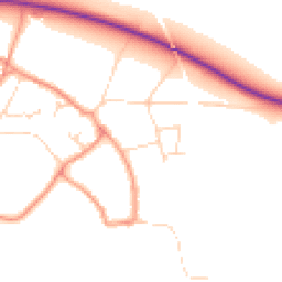 Daytime road noise heatmap for NG22 0SE