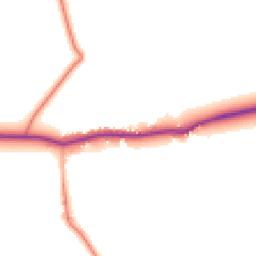 Daytime road noise heatmap for NG22 0TF