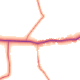 Daytime road noise heatmap for NG22 0TG