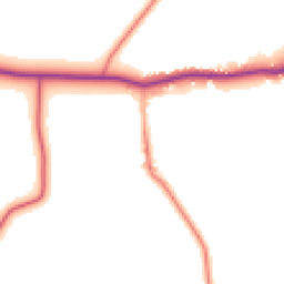Daytime road noise heatmap for NG22 0TH