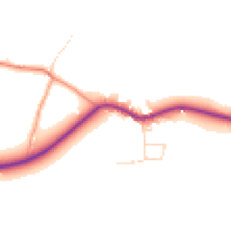 Daytime road noise heatmap for NG22 0UA